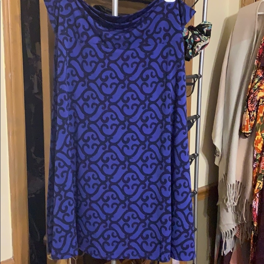 LuLaRoe 2xl azure skirt